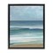Stupell Industries Calming Beach Wave Visage Floating Frame Design by Sally Swatland